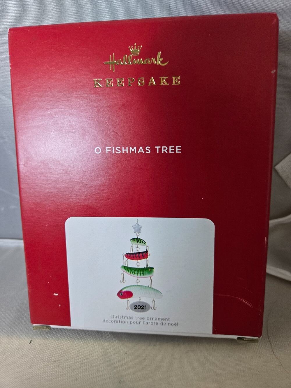 HALLMARK 2021 O FISHMAS TREE FISHING ORNAMENT